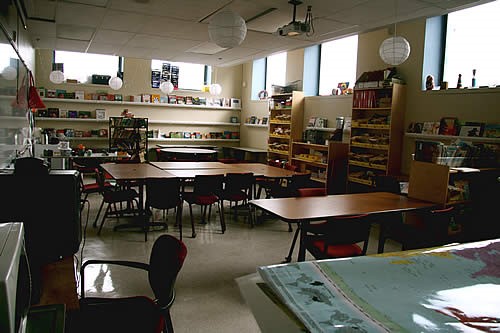 Academic support classroom.