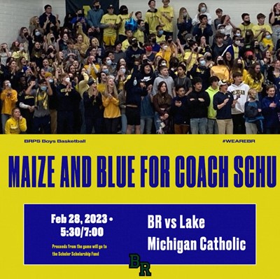 Maize and Blue Game Flyer