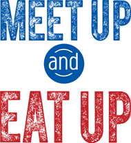 Meet Up and Eat Up Logo